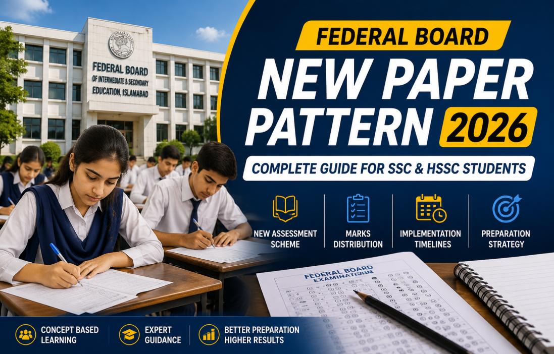 Federal Board New Paper Pattern 2026-27 | Complete FBISE Guide — Nearpeer blog