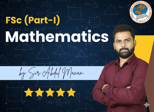 FSc Mathematics Part 1